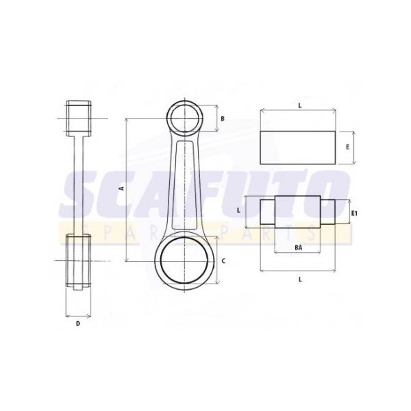 Biella HONDA CRF-R/X 250cc 4 tempi - Motoricambi Shop