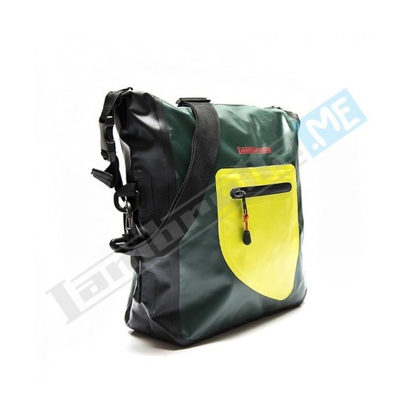 BORSA MESSENGER LAMBRETTA WATERPROOF - VERDE/GIALLO -