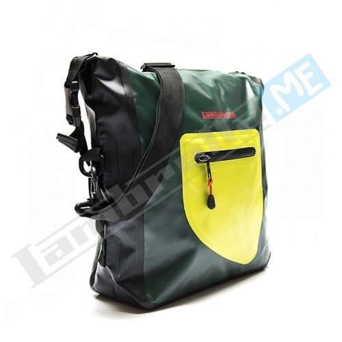 BORSA MESSENGER LAMBRETTA WATERPROOF - VERDE/GIALLO -