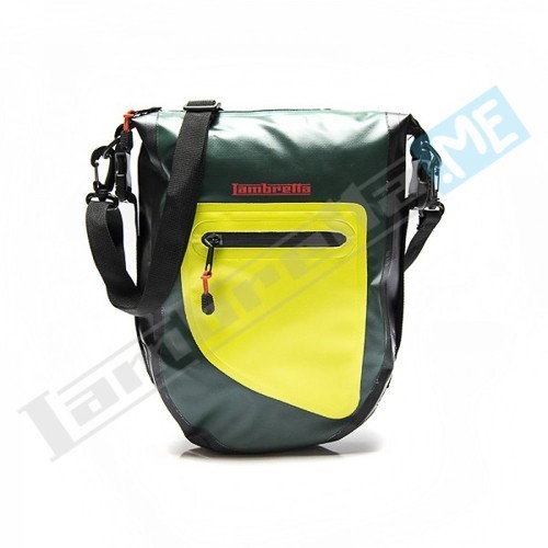 BORSELLO LAMBRETTA WATERPROOF - VERDE/GIALLO - Motoricambi Shop