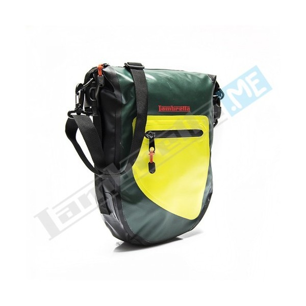 BORSELLO LAMBRETTA WATERPROOF - VERDE/GIALLO - Motoricambi Shop