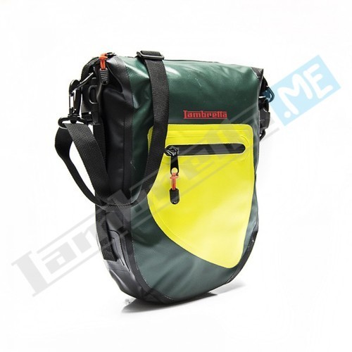 BORSELLO LAMBRETTA WATERPROOF - VERDE/GIALLO - Motoricambi Shop