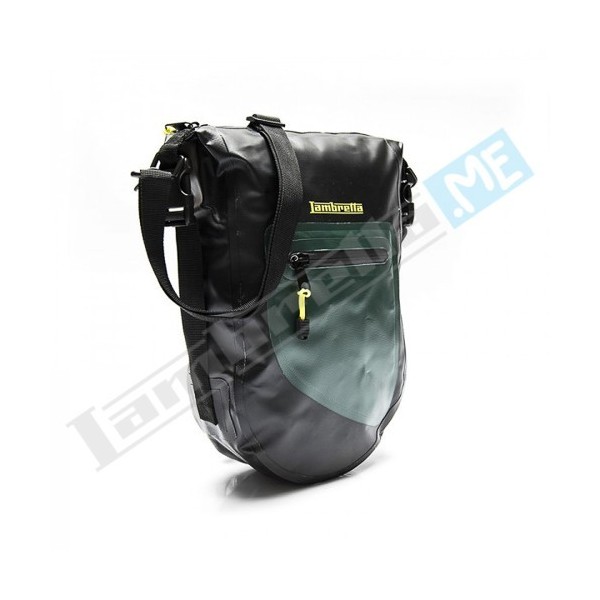 BORSELLO LAMBRETTA WATERPROOF - NERO/VERDE - Motoricambi Shop