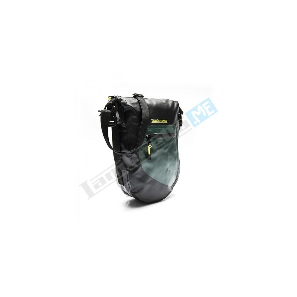 BORSELLO LAMBRETTA WATERPROOF - NERO/VERDE - Motoricambi Shop