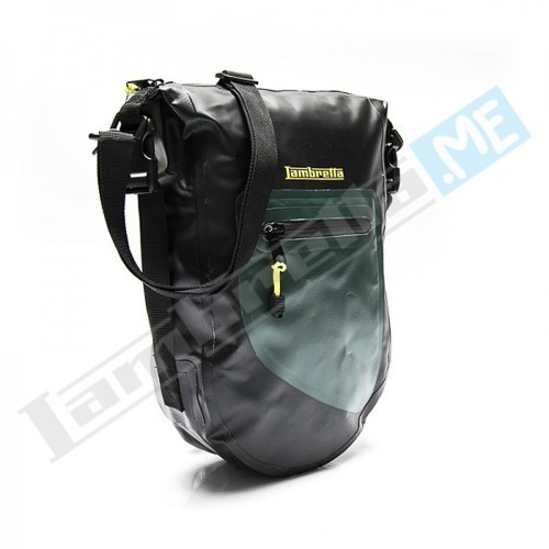 BORSELLO LAMBRETTA WATERPROOF - NERO/VERDE - Motoricambi Shop