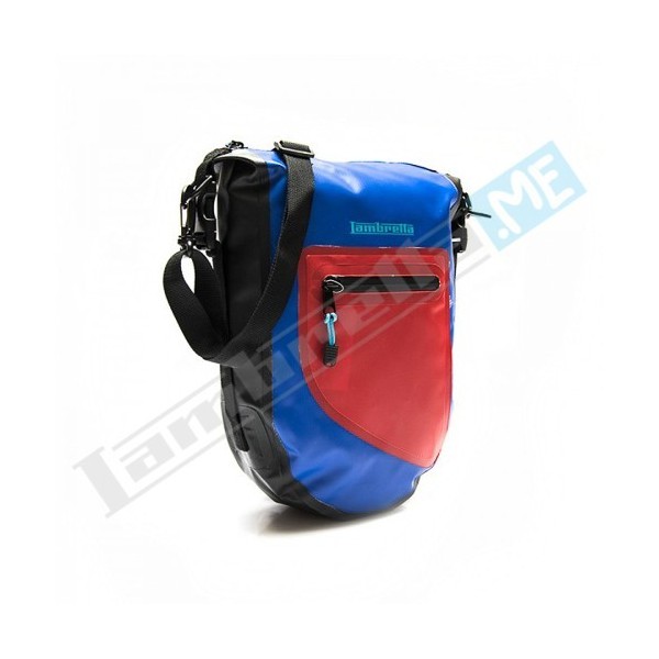 BORSELLO LAMBRETTA WATERPROOF - BLU/ROSSO - Motoricambi Shop