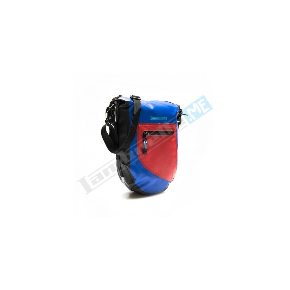 BORSELLO LAMBRETTA WATERPROOF - BLU/ROSSO - Motoricambi Shop