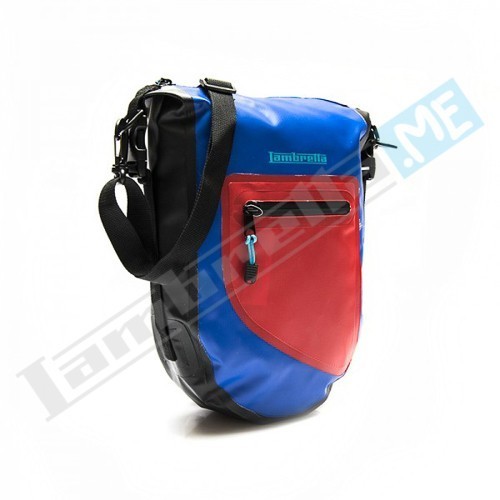 BORSELLO LAMBRETTA WATERPROOF - BLU/ROSSO - Motoricambi Shop