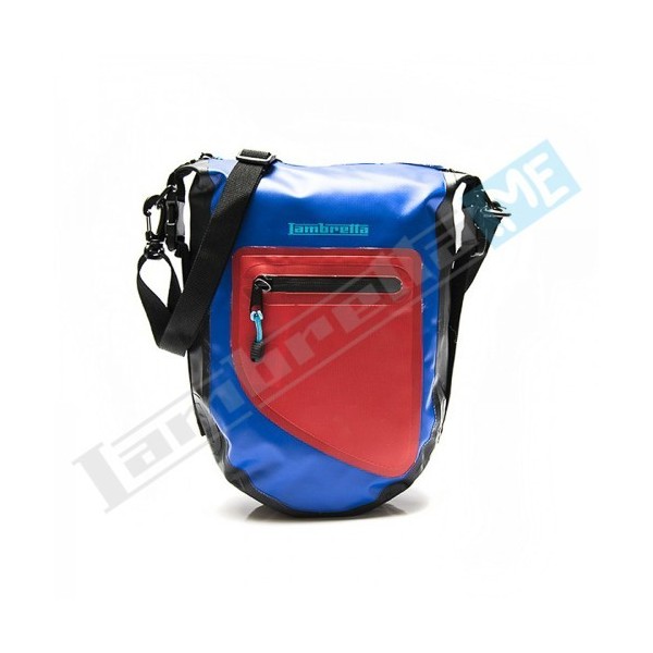 BORSELLO LAMBRETTA WATERPROOF - BLU/ROSSO - Motoricambi Shop