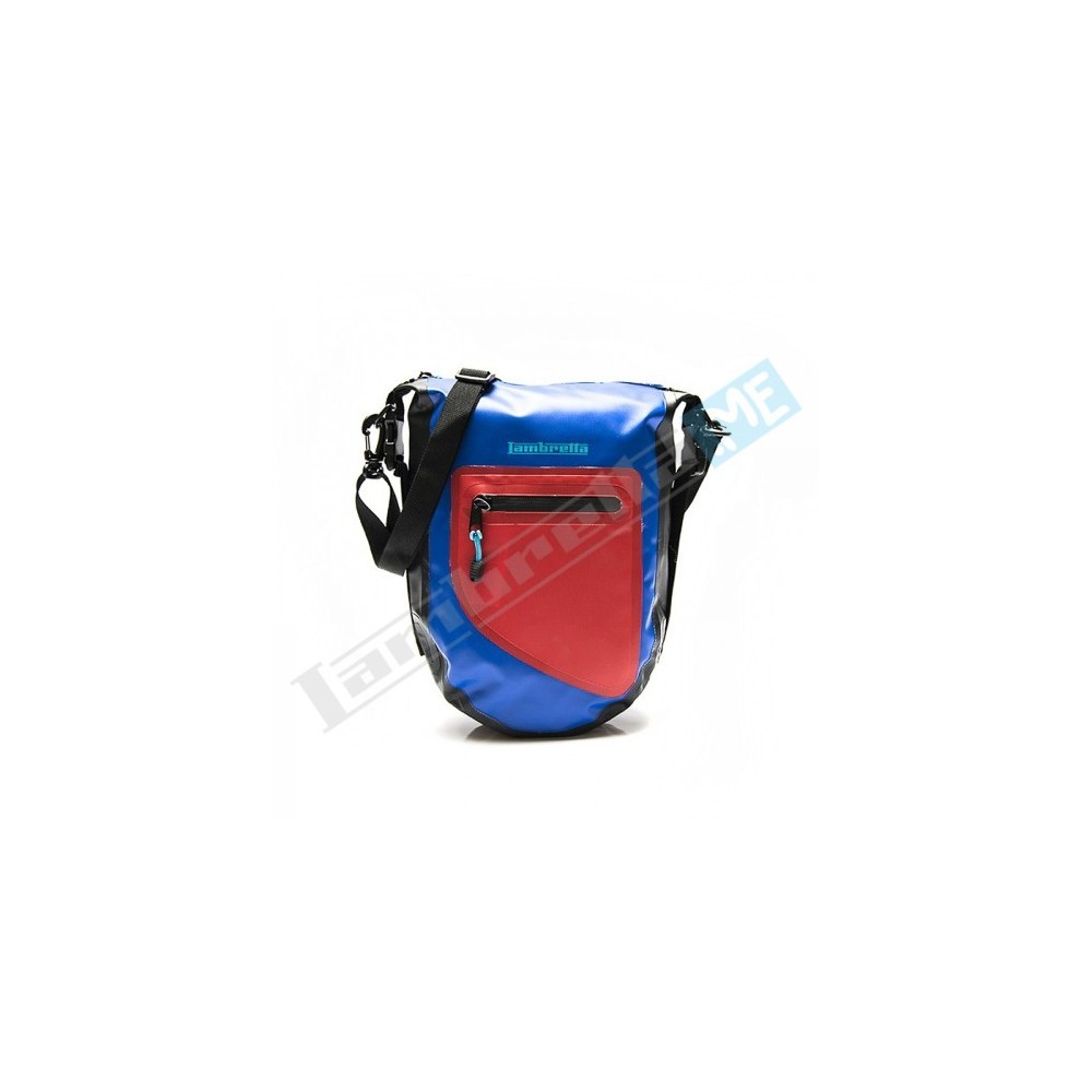 BORSELLO LAMBRETTA WATERPROOF - BLU/ROSSO - Motoricambi Shop