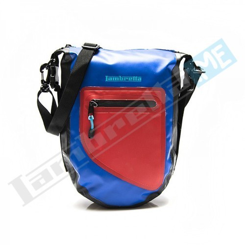 BORSELLO LAMBRETTA WATERPROOF - BLU/ROSSO - Motoricambi Shop