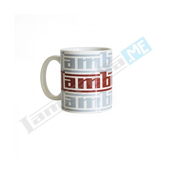 TAZZA LAMBRETTA LOGO - BIANCA - Motoricambi Shop