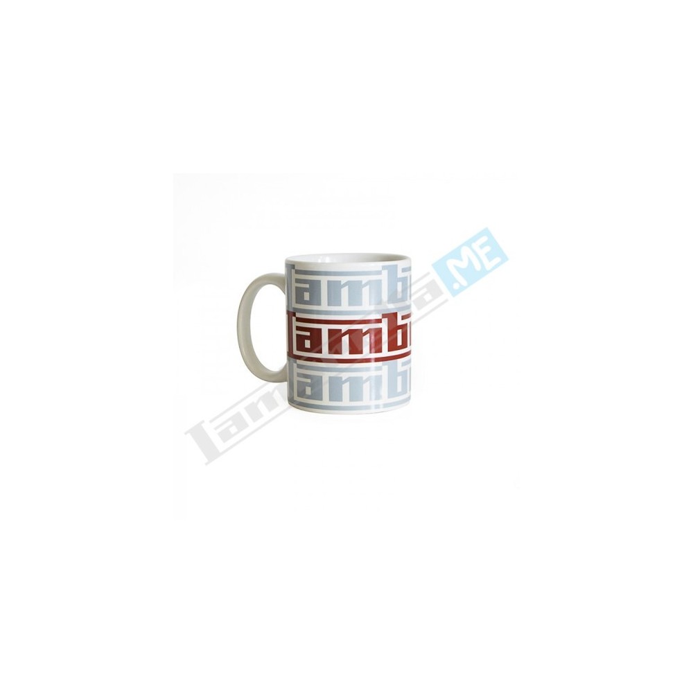 TAZZA LAMBRETTA LOGO - BIANCA - Motoricambi Shop