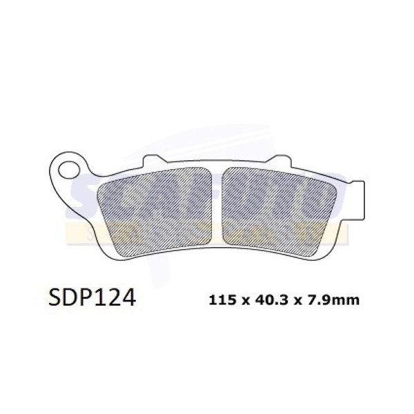 Pastiglia freno HONDA SDP124 Ant.