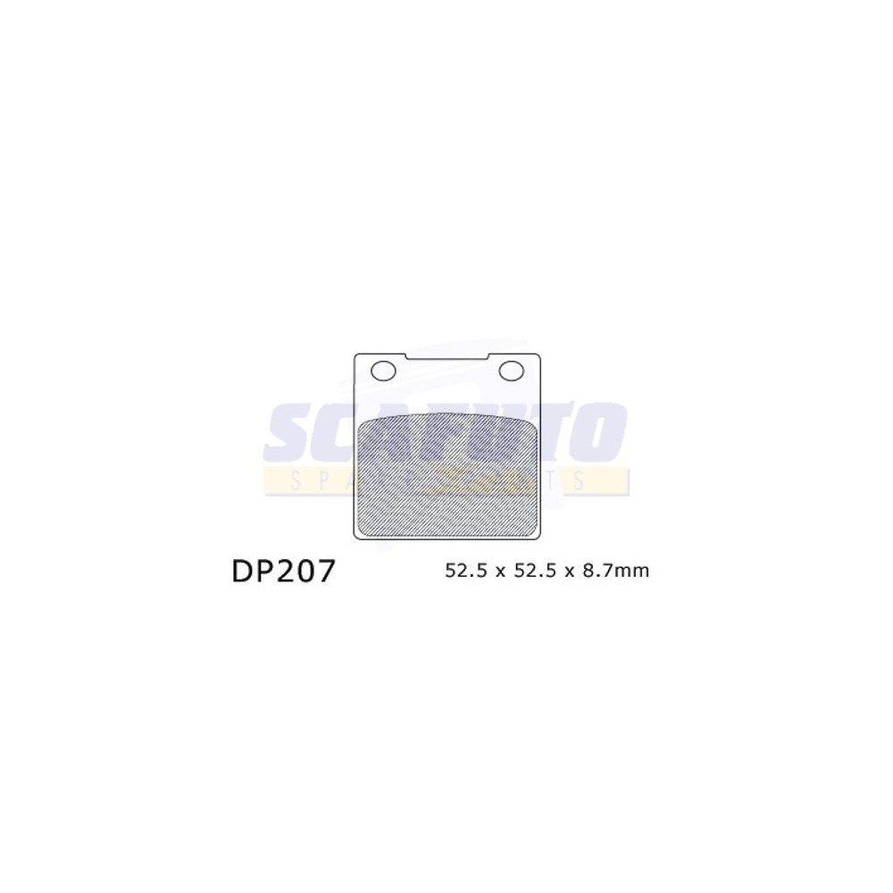 Pastiglia freno SUZUKI DP207 Ant.