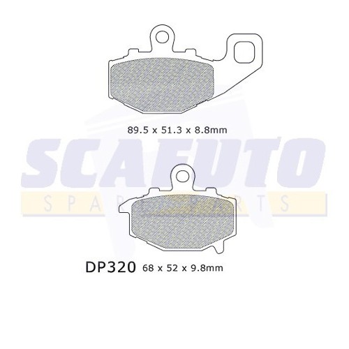 Pastiglia freno KAWASAKI DP 320 Post - Motoricambi Shop