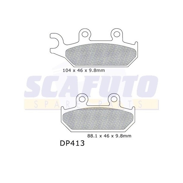 Pastiglia freno YAMAHA DP413 Ant.