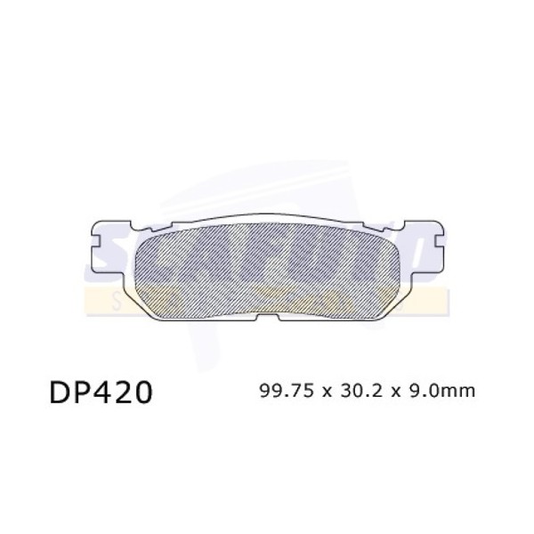 Pastiglia freno YAMAHA DP420 Post - Motoricambi Shop