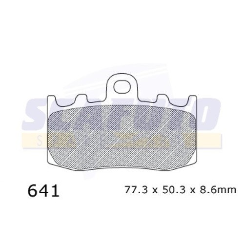 Pastiglia freno BMW DP641 Ant.