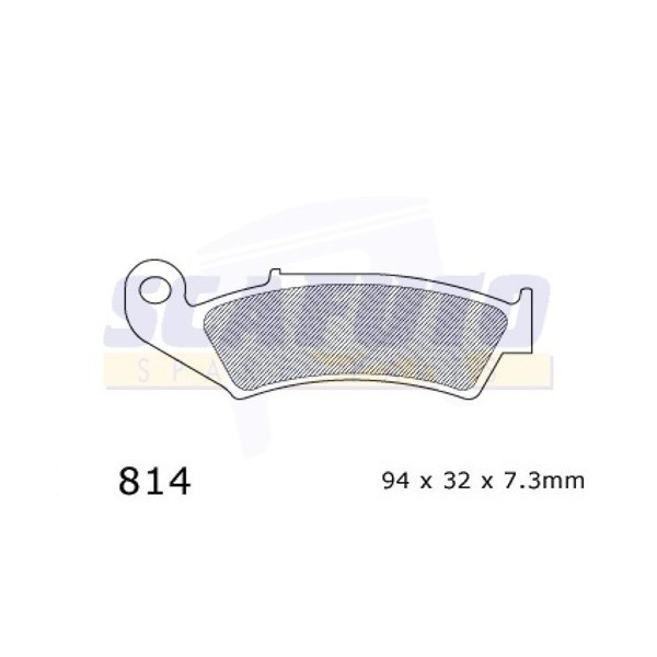 Pastiglia freno HONDA DP814 Ant.