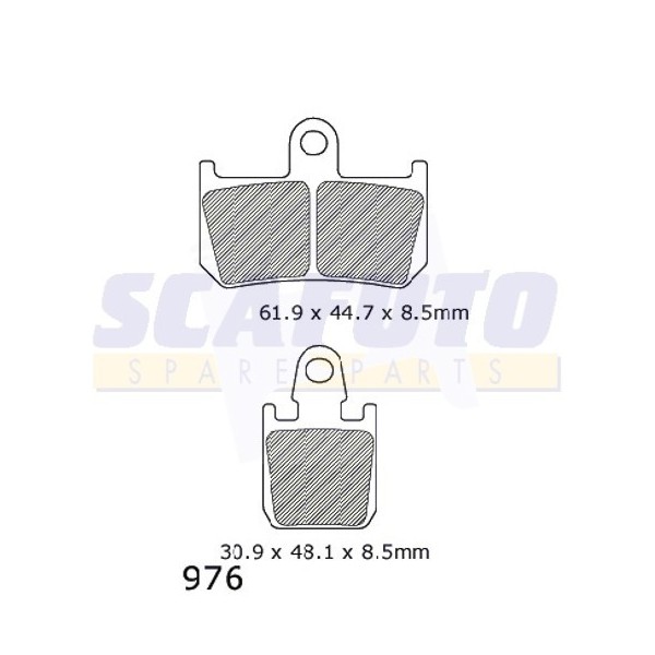 Pastiglia freno YAMAHA RDP976 Ant.