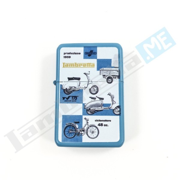 Accendino ZIPPO Lambretta-AZZURRO - Motoricambi Shop