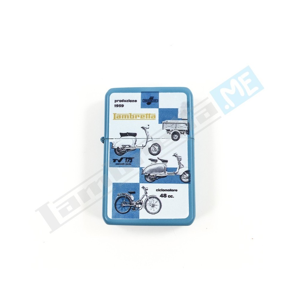 Accendino ZIPPO Lambretta-AZZURRO - Motoricambi Shop