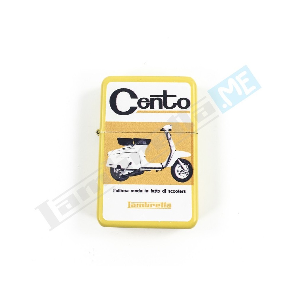 Accendino ZIPPO Lambretta-GIALLO - Motoricambi Shop