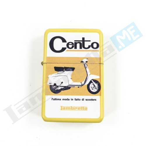 Accendino ZIPPO Lambretta-GIALLO - Motoricambi Shop