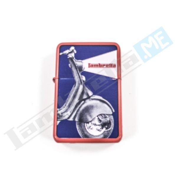 Accendino ZIPPO Lambretta-ROSSO - Motoricambi Shop