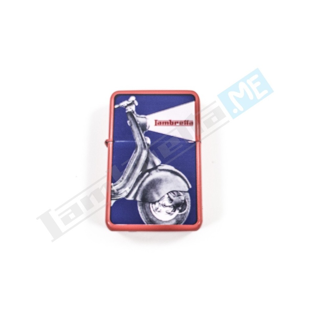 Accendino ZIPPO Lambretta-ROSSO - Motoricambi Shop