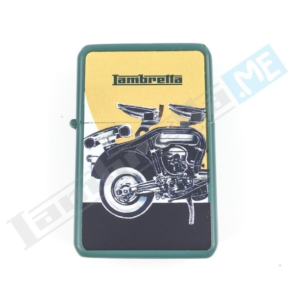 Accendino ZIPPO Lambretta-VERDE - Motoricambi Shop