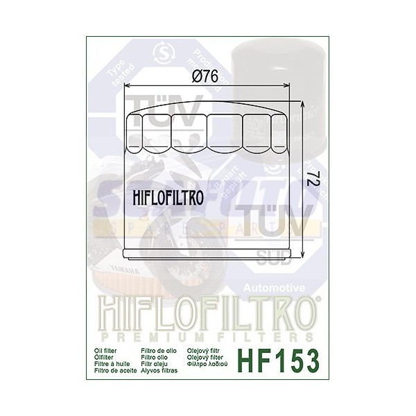 Filtro olio HIFLO DUCATI 4 tempi vari modelli - Motoricambi Shop