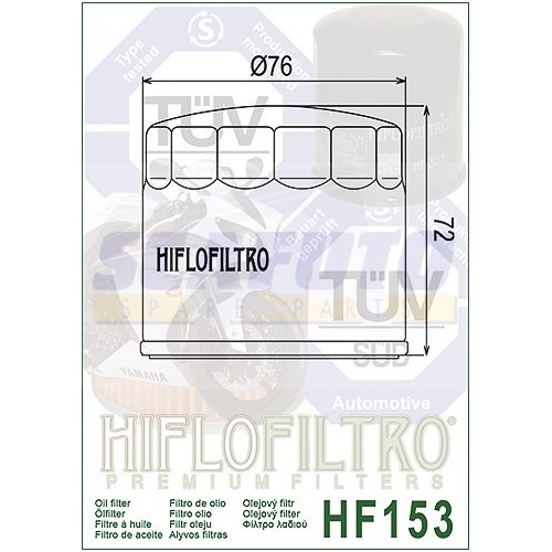 Filtro olio HIFLO DUCATI 4 tempi vari modelli - Motoricambi Shop