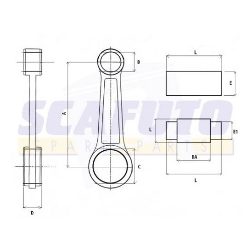 Biella completa CARRILLO YAMAHA YZ-F/WR-F 450cc 2003/2006 4