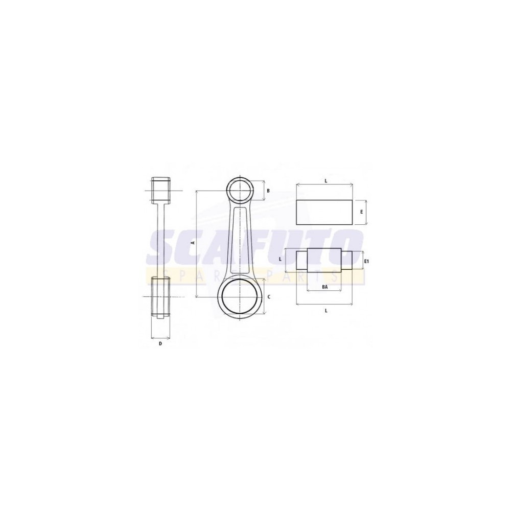 Biella GAS GAS EC-F/HUSQVARNA FC-FE/KTM EXC-F SX-F 350cc 4